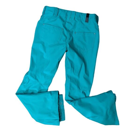 Aperture Teal Green 10K Waterproof Ski Snowboard Pants Size M - Picture 2 of 8